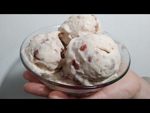 How to Make Red Bean Ice Cream Without Cream, Eggs & Condensed Milk / Quick & Easy
