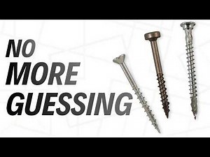 The Right Screw for Your Projects, Every Time