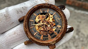 Bringing Old Mechanical Watches Back to Life: Watchmaker Restores Rusted Timepieces
