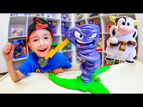 Father VS Son PLAY COWNADO! (Tornado Madness!)