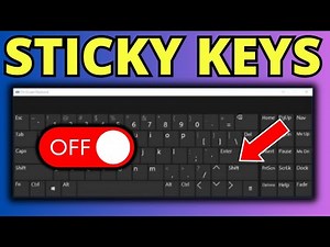 How To Turn OFF Sticky Keys on Windows 11