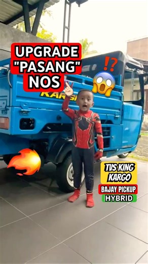 🛺💨 TVS KING HYBRID + NOS ? 😆 #tvsking #bajaj