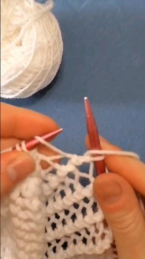 How to Knit the Simple Lace Garter Stitch