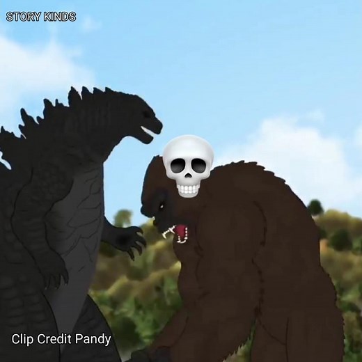 King Kong vs Godzilla ☠️💀#godzilla #storykinds #KingKong