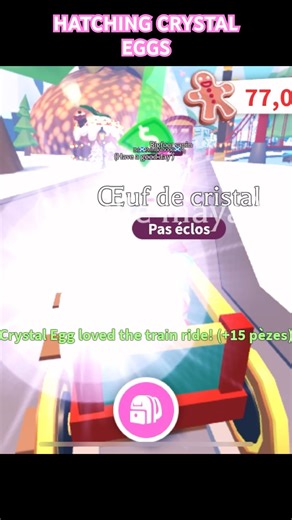 ADOPT ME | CRYSTAL EGG: I GOT THE GIANT PANDA #adoptme #roblox #adoptmechristmas #adoptmegiantpanda