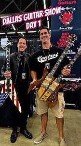 Dallas International Vintage Guitar Show day 1 with Parker Lundgren of Diablo Guitars!