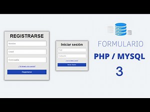 Registrar datos de un formulario en MYSQL con PHP | Parte 3
