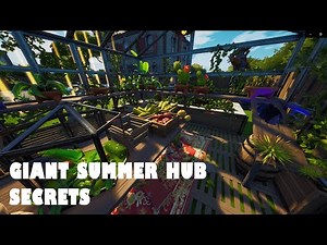 Secrets in the NEW Fortnite HUB by 3dlab | GIANT SUMMER PLAYTIME Hub