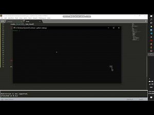Simple Snake game Curses programming with Python