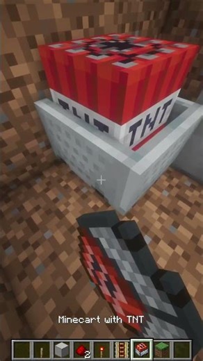 Minecraft Tree Trap!😱 #shorts