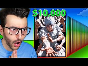 I Spent $10,000 Robux For INSANE Halloween Anime Cards in Roblox