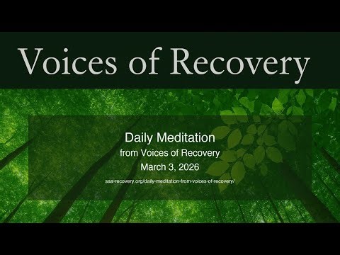 Voices of Recovery — March 3, 2026
