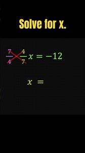 Using Multiplicative Inverse to Solve Equations #prealgebra #Algebra #math