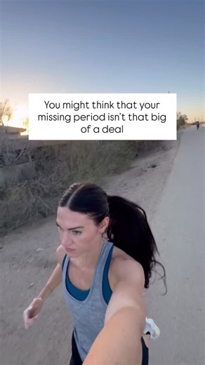 Jenna Fisher | Running Nutrition on Instagram: "It’s easy to dismiss a missing period as the result of intense training or something that comes with being a runner. When your performance stalls, injuries stack up, or you simply don’t feel like yourself, it’s worth paying attention. A lost period is often a sign that your body is dealing with low energy availability, essentially you’re not taking in enough fuel to support both your training and your basic physiological needs. When energy is too l