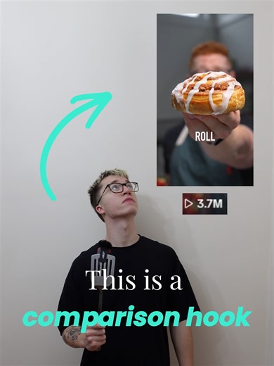 Start using comparison hooks now! Follow for more short form content education! #hook #shortformcontent #shorts #reels #marketing