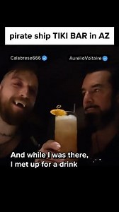 3.9K views · 95 reactions | This gets the seal of approval from a Vampire and a Pirate! 驪 UnderTow in Gilbert, Arizona is an immersive experience. 落 The Lair of Voltaire 落 CALABRESE Great hangs with Volty! He's got a new book and songs out now! +add to spotify  peep, The Lair of Voltaire EPISODE: Gothic Tiki - Talk Like a Pirate Day - Nautical Themed Bar Crawl - #goth #tiki #vampire | CALABRESE | Facebook