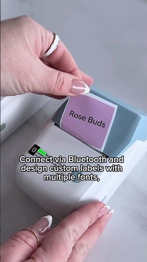 The Phomemo Label Printer is an inkless thermal label maker designed for effortless organization.