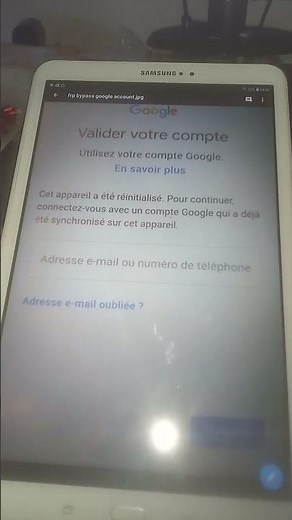 Débloquer le compte google d'une tablette Samsung Tab A6 SM T580/585, flasher une tablette avec Odin
