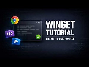 WinGet Tutorial: Apps Install/Update/Backup — Complete Guide 2026