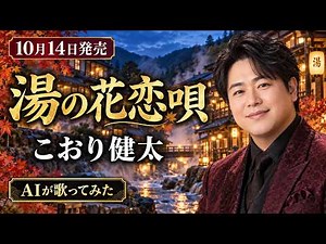 【10月14日発売・新曲】こおり健太「湯の花恋唄」AIが歌ってみた｜湯けむりに包まれて聴く一曲