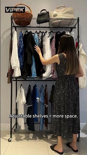 This Closet Rack Will Change Your Room! | VIPEK R2 Plus Rolling Clothes Rack