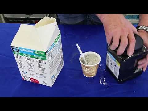 Laticrete Permacolor Select Grout Base & Colorant Mixing - How To Mix Grout