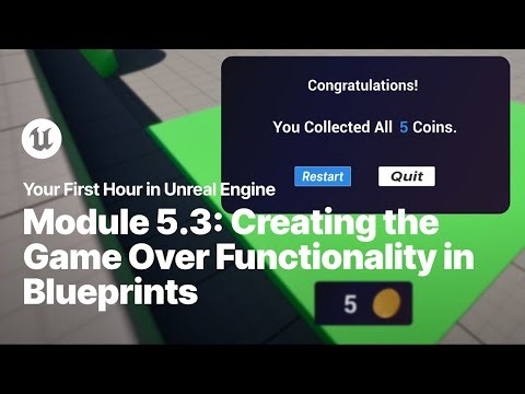 Creating the Game Over Functionality in Blueprints