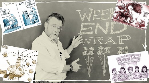 As the country tries to leave winter and Covid in the rearview mirror, there’s still plenty of political satire and cartoons to look at in our Weekend Wrap. https://politi.co/3r1MLzl | POLITICO