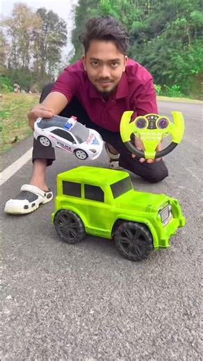 Remote Control Police Car & Mahindra Thar Dekho 🔥