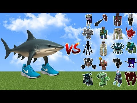 TRALALERO TRALALA vs All Minecraft Bosses - Minecraft Mob Battle