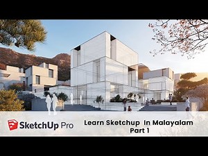 SKETCHUP MALAYALAM TUTORIAL PART 1