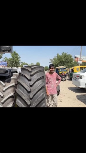 JOHNDEER KA BACK TYRE 🔥 NISHU DESHWAL #automobile #shorts #viralshorts