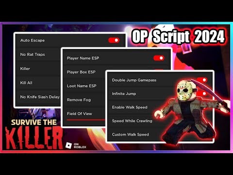 [🔪OP] Survive the Killer Script - AutoFarm | ESP | KillAll | Gamepass & More 2024