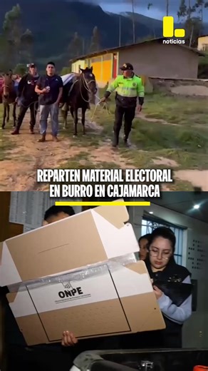 En Chota, Cajamarca, el material electoral llega a lugares donde no hay carreteras. Tras horas en vehículo y caminata, con ayuda de acémilas y pobladores, llega a San Juan de Unicán. Unos 300 electores podrán votar con seguridad. La democracia llega a todos.