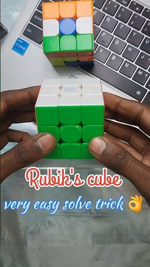 Solve Rubik’s Cube FAST with This Easy Trick! 👀✨”