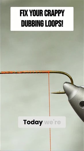 Fly Fish Food on Instagram: "Why do your dubbing loops suck? 🤨 We hear it all the time: “My materials keep falling out!” or “My thread always breaks!” Most of the time, the fix is as simple as closing the gap. In this video, we’re breaking down the essential fly tying technique of the “Closed V” loop. Bonus Hack: If you’re heavy-handed and keep breaking your thread, just wrap around the base of the loop twice. It’s a game-changing fly tying tip that costs you nothing but saves your sanity. Stop