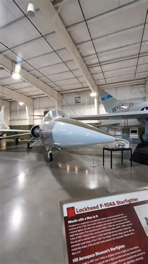 F-104A #usaf #museum #plane #aviation #military #trending #viral #planespotting #usa #aircraft #fyp
