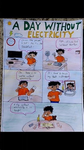 #comicstrip #comic A day without electricity