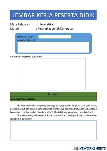 Perangkat Lunak Komputer