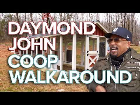 Daymond John Tours His First Carolina Coop: Exclusive Tour of His Custom Design Chicken Coop