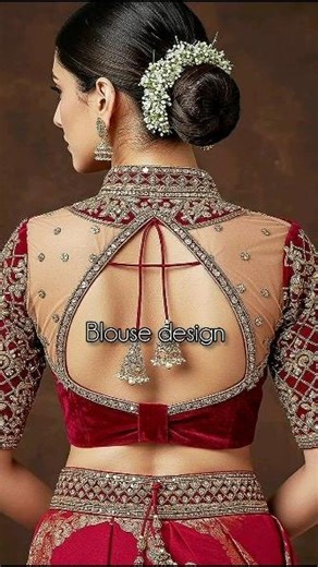 💗✨ Trendy Blouse Design for Saree 💃 | Fashion Blouse Ideas #blouse #shorts #fashion #blousedesign