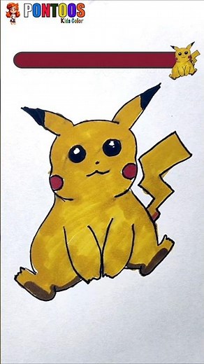 how to draw pikachu step by step drawing #shorts #pikachu #drawing #easydrawings #youtubeshorts #yt