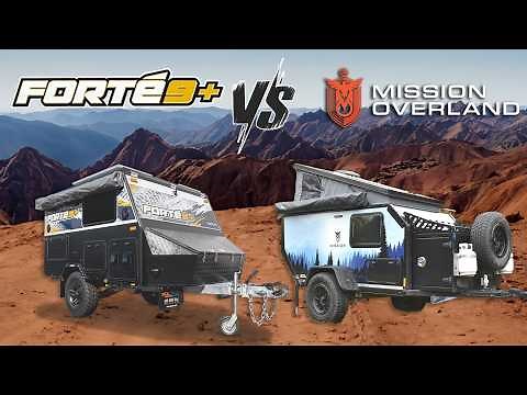 Best Lightweight Off-Road Teardrop travel trailer Camper? | MDC Forte 9 vs. Mission Overland Summit