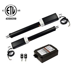 Dual Swing Gate Operator - GG1300U/AC1300U AC/DC - ETL Listed - Basic Kit - ALEKO