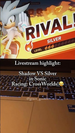 Shadow VS Silver - My FIRST Rival Race in Sonic Racing CrossWorlds!😂