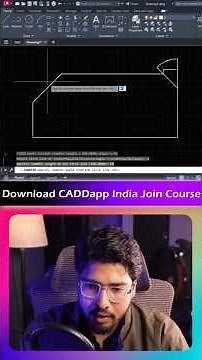 Chamfer Command in AutoCAD #autocad