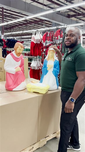 145K views · 1K reactions | Check out this lighted plastic blowmold nativity set! Available in store and online! https://www.carolinapottery.com/led-nativity-set #christmas #christmasdecor #christmasdecorations #christmasiscoming | Carolina Pottery | Facebook