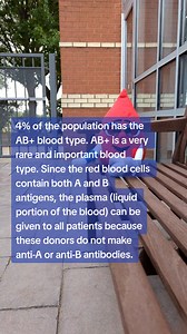 Do you know how rare your blood type is? 4% of the population has AB blood. ➡️ Learn more about blood types: https://www.carterbloodcare.org/education-center/blood-types/ | Carter BloodCare