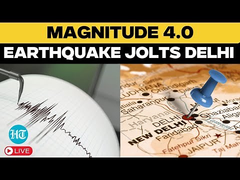 Breaking LIVE: 4.0 Magnitude Earthquake Rocks Delhi-NCR | Strong Tremors Reported by Residents