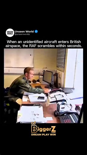 Unseen World on Instagram: "The moment an unidentified aircraft crosses into UK airspace, every second counts. Operating under the Quick Reaction Alert (QRA) system, the RAF’s elite fighter pilots are on constant 24/7 standby—ready to intercept any threat at a moment’s notice. In this reel, we see the scramble drill in action. A call comes in. The pilot reacts without hesitation. Alarms sound. Boots hit the tarmac. Jet engines roar. Whether it’s a miscommunication, a rogue aircraft, or a potenti